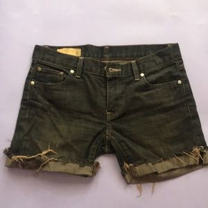 Calvin Klein cut off denim shorts